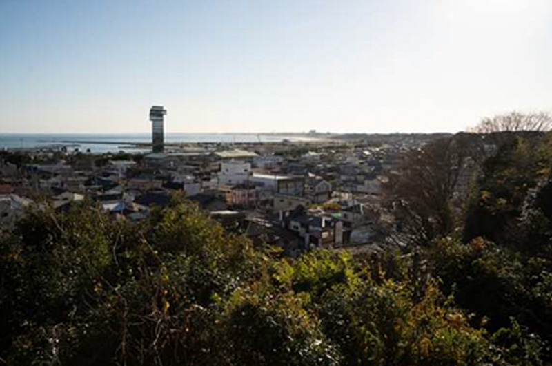 Isohama town and fishing port area